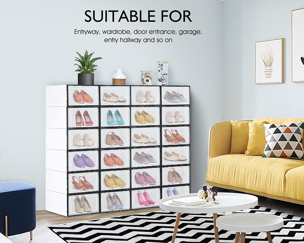 Shoe Storage Box Drawer Rack Cabinet