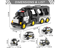 Thumbnail for 5-in-1 Police Trucks Toy Set