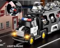 Thumbnail for 5-in-1 Police Trucks Toy Set