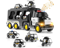Thumbnail for 5-in-1 Police Trucks Toy Set