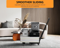 Thumbnail for Folding Trolley Hand Truck Push Luggage Cart