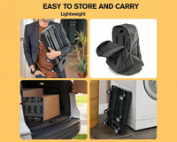 Thumbnail for Folding Trolley Hand Truck Push Luggage Cart