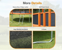 Thumbnail for 10FT Trampoline Kids Trampolines