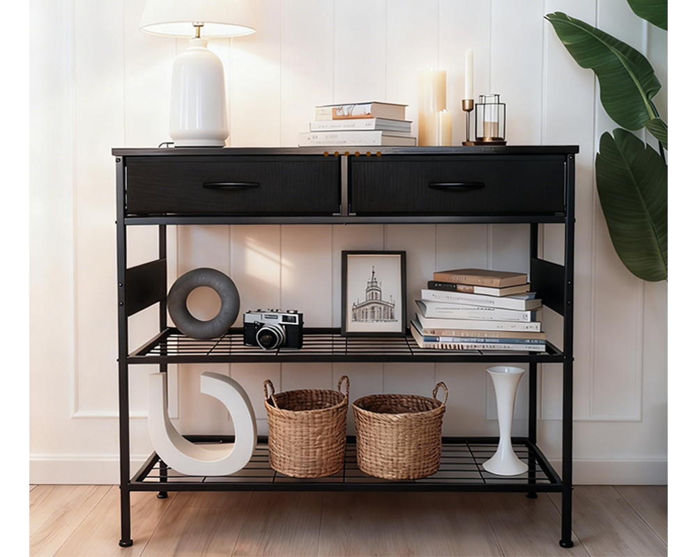 Console Table with 2 Drawers