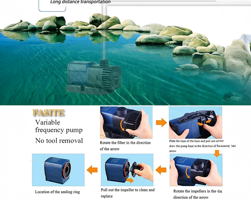 Pond Pump Sunsun JTP-1800 SuperEco
