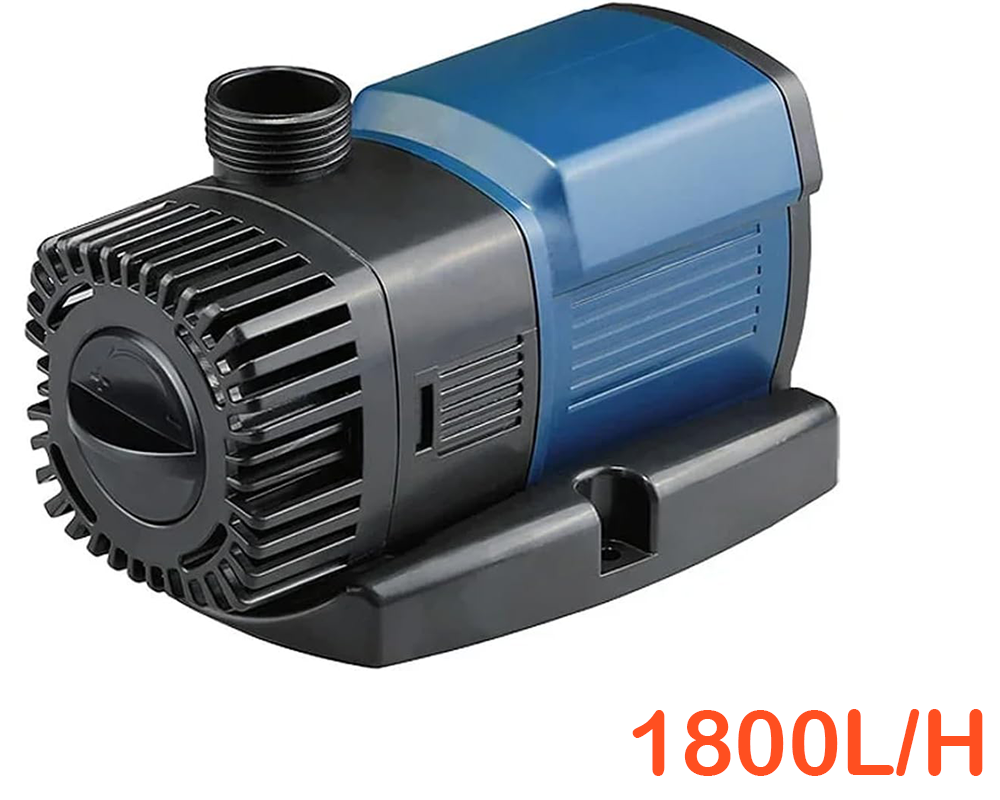 Sunsun JTP-1800 pump placed beside fish tank