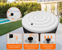 Thumbnail for Hot tub cover inflated on spa