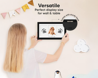 Thumbnail for Baby foot print frame wood