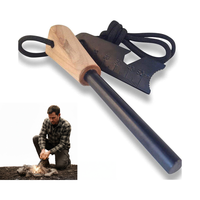 Thumbnail for Survival fire starter with wood handle