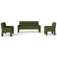 Thumbnail for Hunter Green 3 seater sofa front