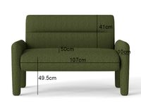 Thumbnail for Hunter Green 3 Piece Sofa Set