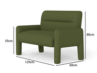 Thumbnail for Hunter Green 3 Piece Sofa Set