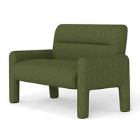 Thumbnail for Sofa Dubai Hunter Green 2 Seater Modern Fabric Lounge Sofa