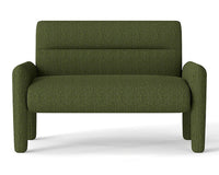 Thumbnail for Sofa Dubai Hunter Green 2 Seater Modern Fabric Lounge Sofa