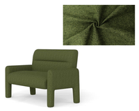 Thumbnail for Sofa Dubai Hunter Green 2 Seater Modern Fabric Lounge Sofa