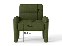 Thumbnail for Hunter Green 3 Piece Sofa Set
