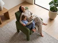 Thumbnail for Dubai Hunter Green Single Seater Sofa