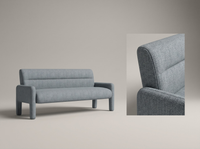 Thumbnail for Sky Blue 3 Seater Sofa Modern Chenille KD Sofa for Living Room