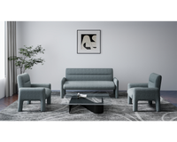 Thumbnail for Sky Blue 3 Seater Sofa Modern Chenille KD Sofa for Living Room