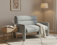 Thumbnail for Modern 2 Seater Sofa Dubai Sky Blue