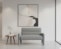 Thumbnail for Modern 2 Seater Sofa Dubai Sky Blue