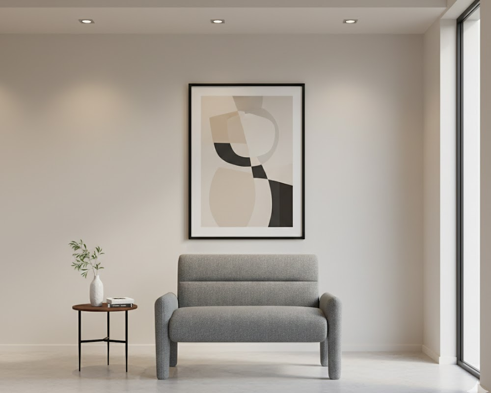 Modern 2 Seater Sofa Dubai Sky Blue