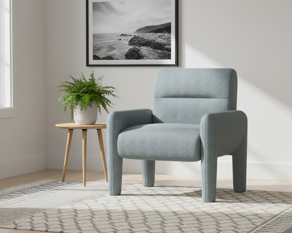 3 Piece Sofa Set – Dubai Sky Blue
