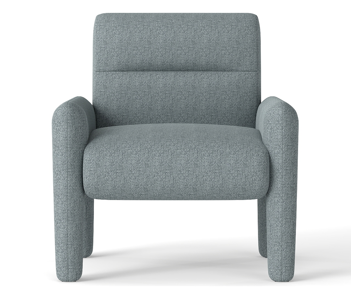 Back view showing sturdy wooden frame