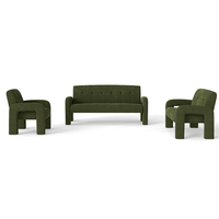 Thumbnail for Hunter Green 3 Piece Sofa Set