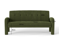Thumbnail for Hunter Green 3 Piece Sofa Set