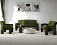 Thumbnail for Hunter Green 3 Piece Sofa Set