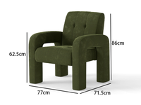 Thumbnail for Hunter Green 3 Piece Sofa Set
