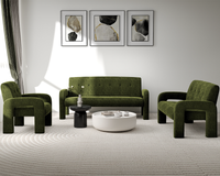 Thumbnail for Modern 1 Seater Sofa Milan Hunter Green