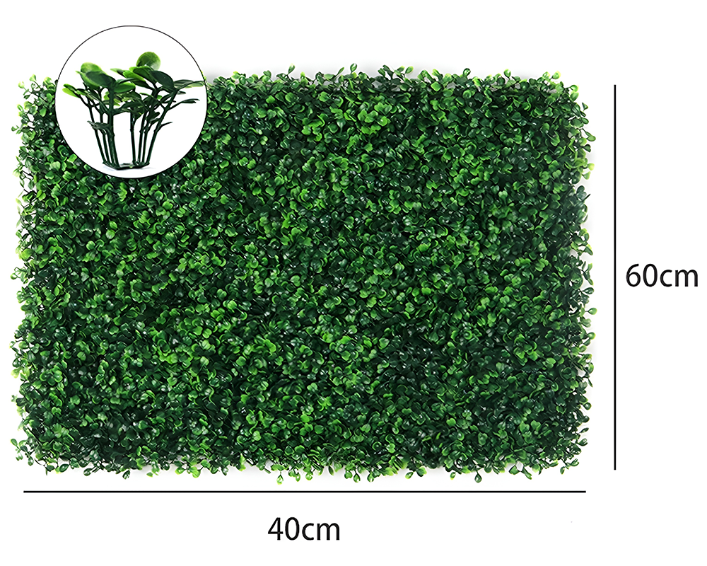 Artificial Green Plant Wall Pane