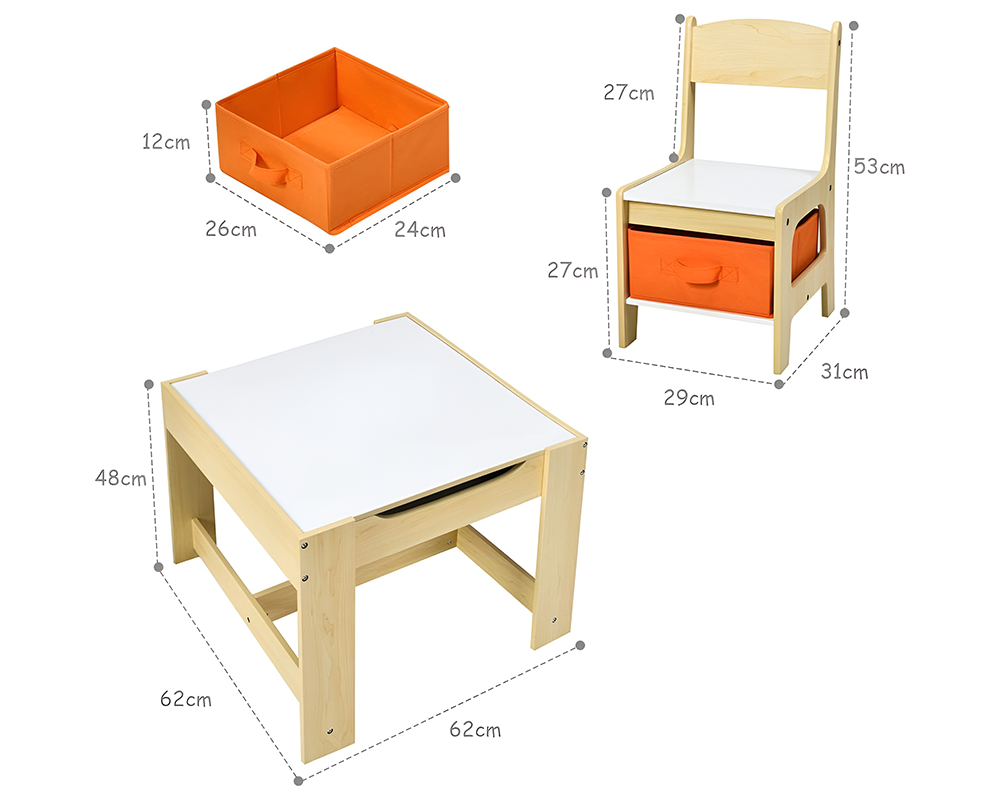 Table and Chairs Set - Study Desk