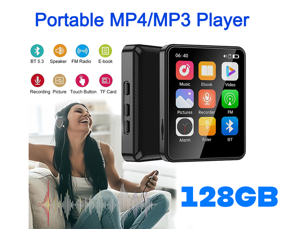 Portable Bluetooth MP4 MP3 Touch Screen