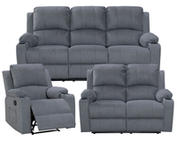 Thumbnail for Recliner Sofa Set 3 Piece  NovaCloud Chenille