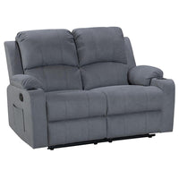 Thumbnail for NovaCloud 2 seater recliner sofa grey