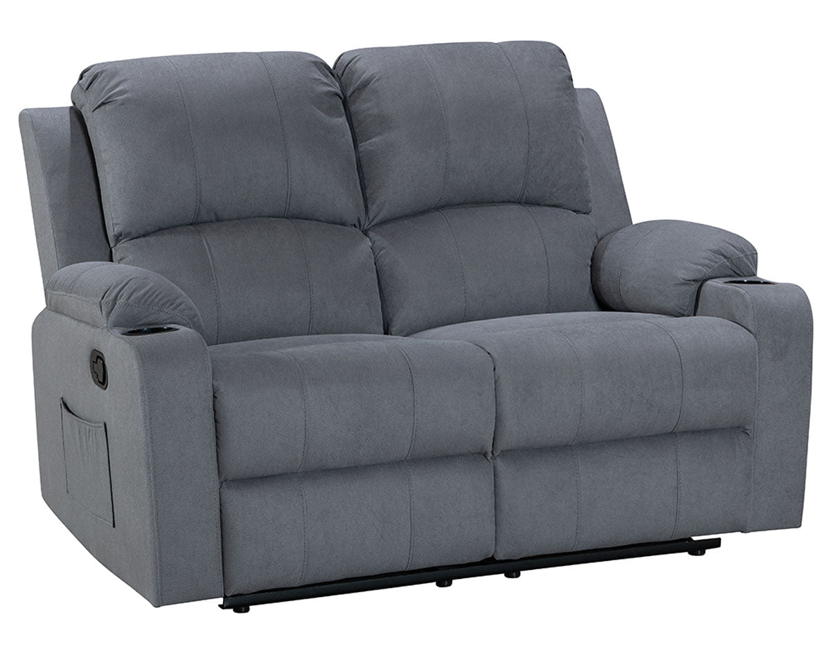 NovaCloud Fabric 2 Seater Recliner Sofa