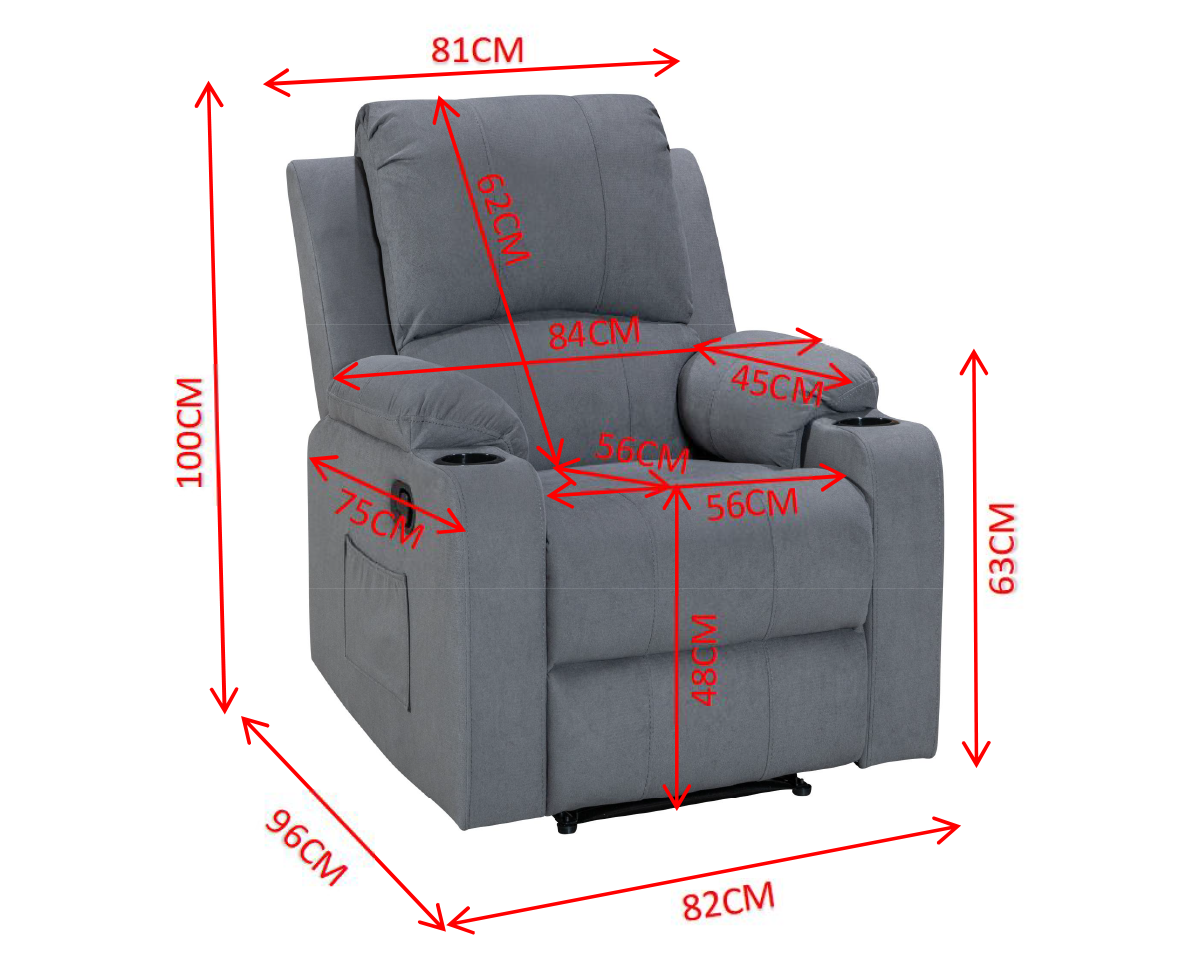 Compact recliner sofa design