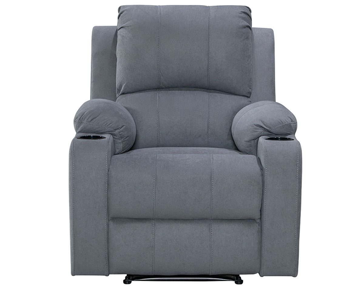 NovaCloud Fabric 1 Seater Recliner Sofa