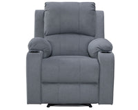 Thumbnail for NovaCloud Fabric 1 Seater Recliner Sofa