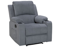 Thumbnail for NovaCloud Fabric 1 Seater Recliner Sofa