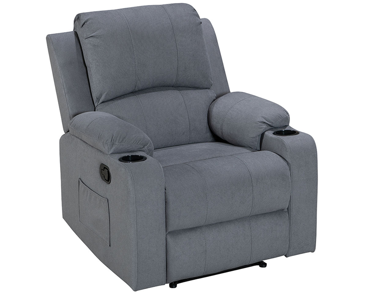 NovaCloud Fabric 1 Seater Recliner Sofa