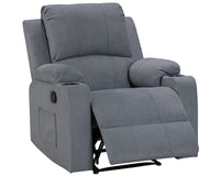 Thumbnail for NovaCloud Fabric 1 Seater Recliner Sofa