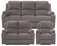 Thumbnail for Sofa Set 3PCS NovaCloud Recliner Mocha Chenille