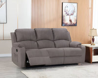 Thumbnail for NovaCloud Fabric 3 Seater Recliner Sofa