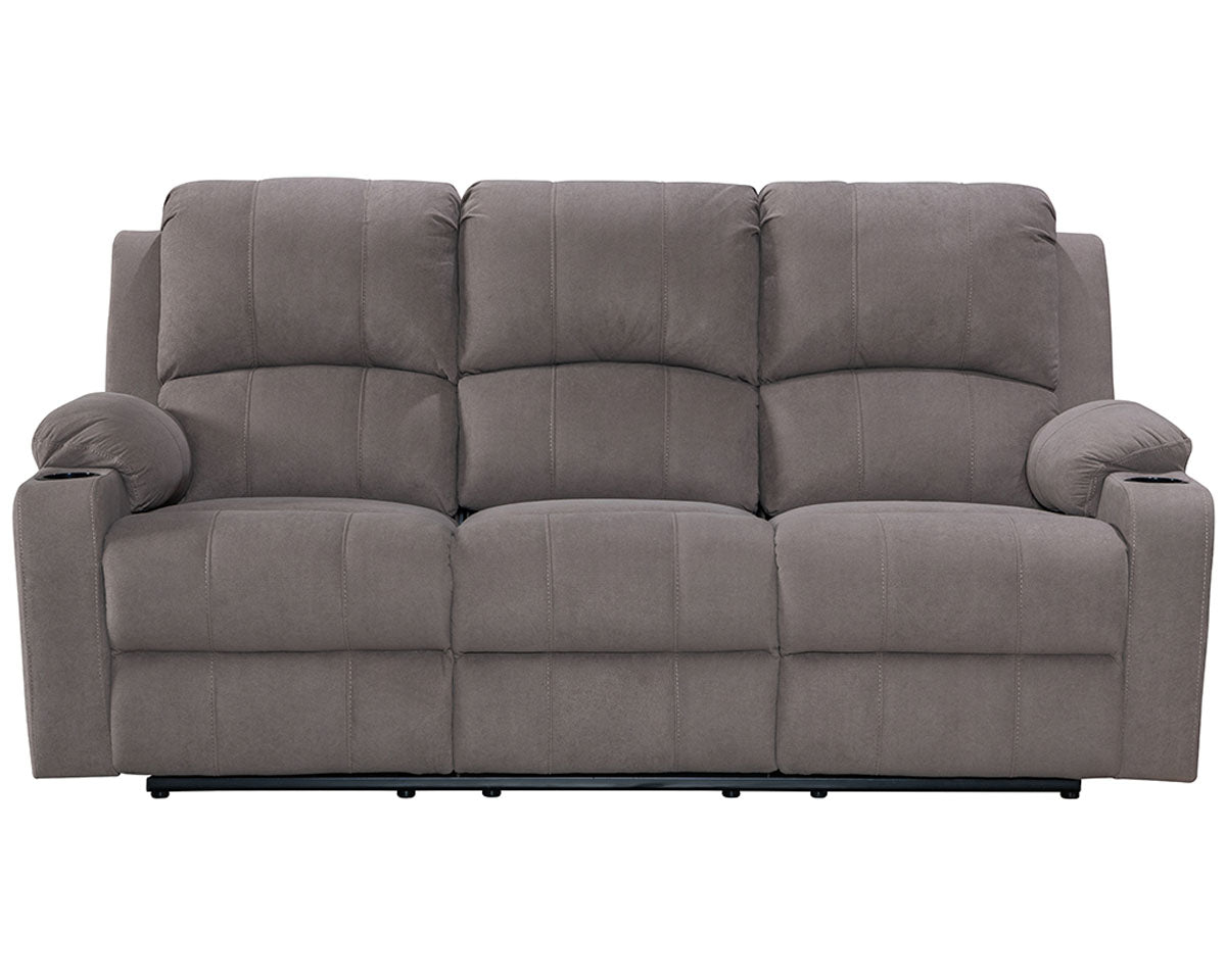 NovaCloud Fabric 3 Seater Recliner Sofa