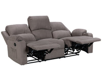 Thumbnail for NovaCloud Fabric 3 Seater Recliner Sofa