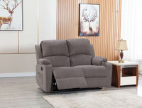 Thumbnail for NovaCloud Fabric 2 Seater Recliner Sofa